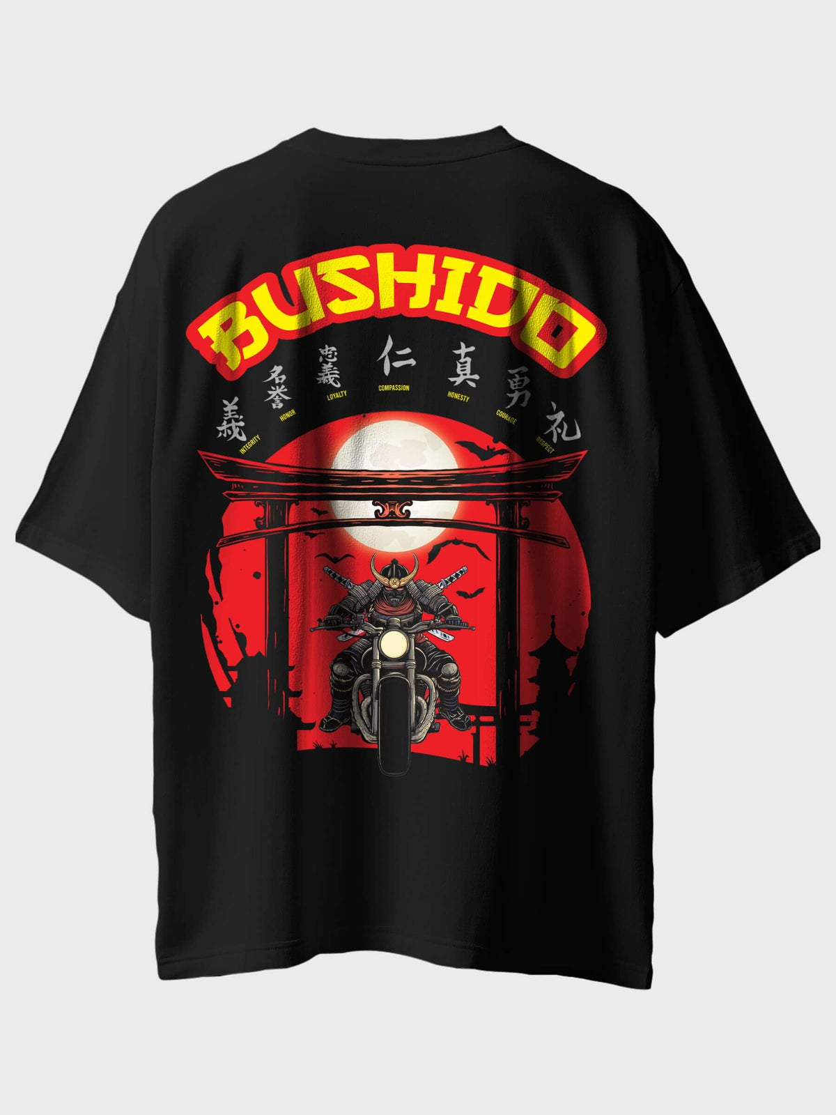 Biker Bro Code Oversized T-Shirt