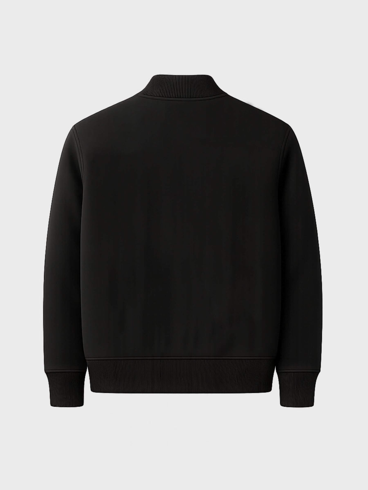 Bomber Fleece Jacket - Black