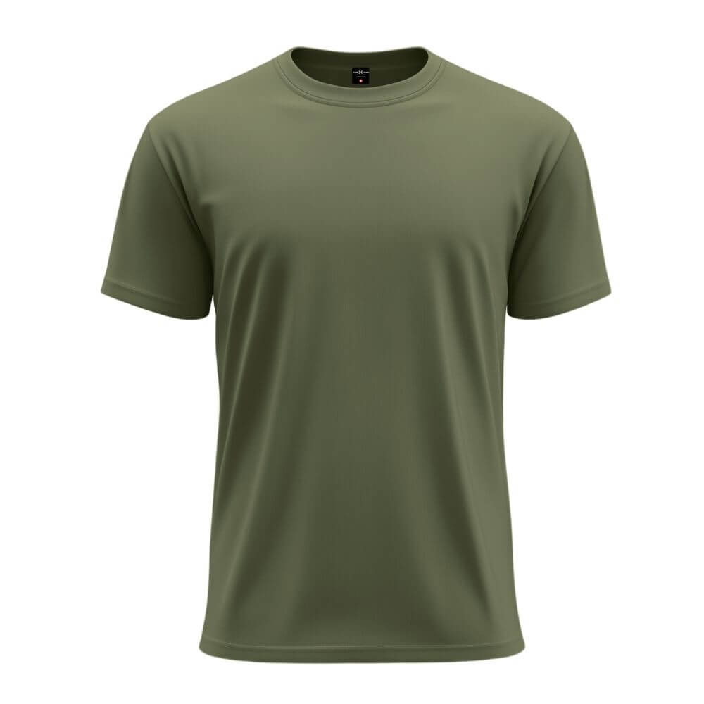 Indian Army Olive Green Gildan Shirt Indian Army T-Shirt – Round