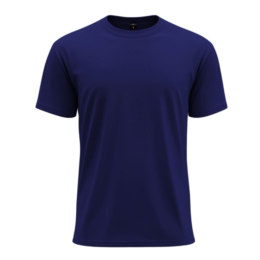 Plain Navy Blue T-Shirt - Main Image