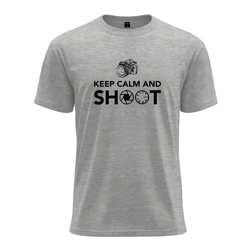 Keep Calm And Shoot Photographer's T Shirt - Main Image
