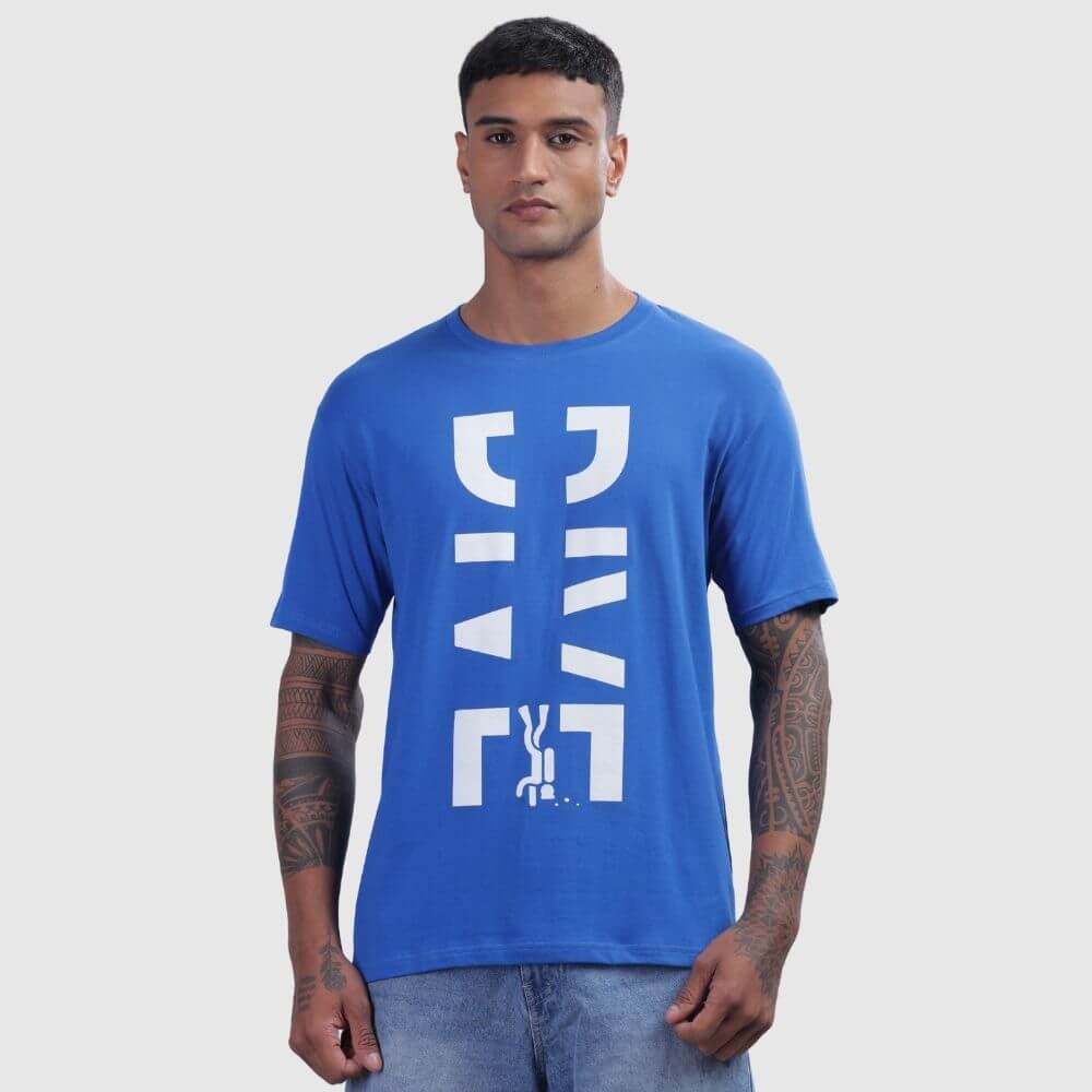 T-Shirt 'I Dive' Plongeur - Fabriqué Aux USA - Taille S à 5XL - Neuf Personnalisable