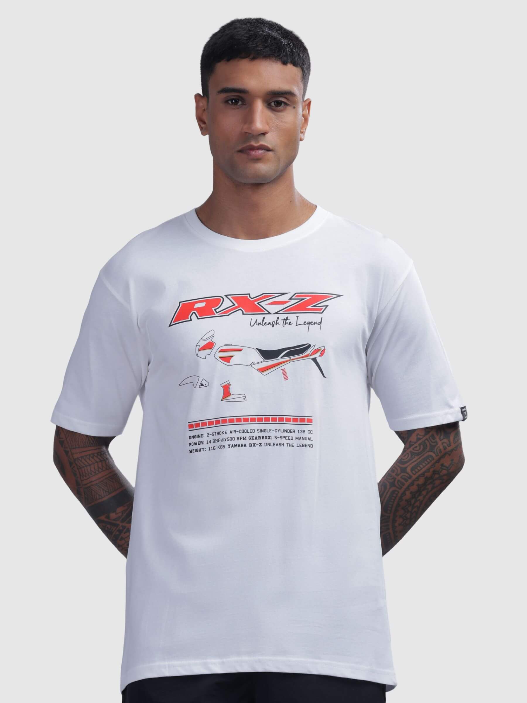 Chris Cross Yamaha RXZ T-Shirt | Unleash The Beast Biker Tee