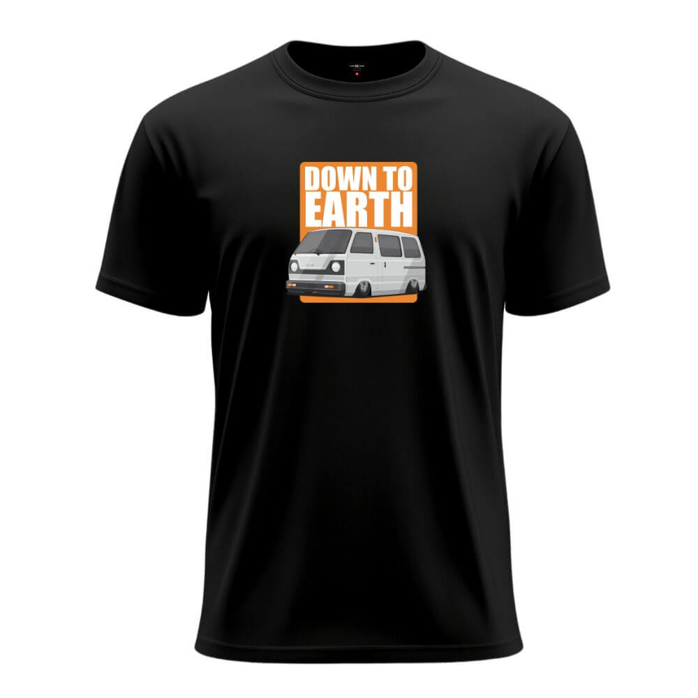 Maruti Omni Van Black T-Shirt