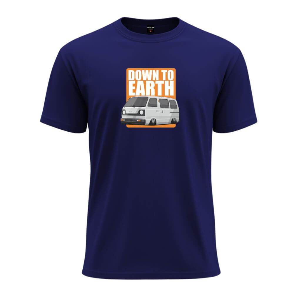 Maruti Omni Van Navy Blue T-Shirt