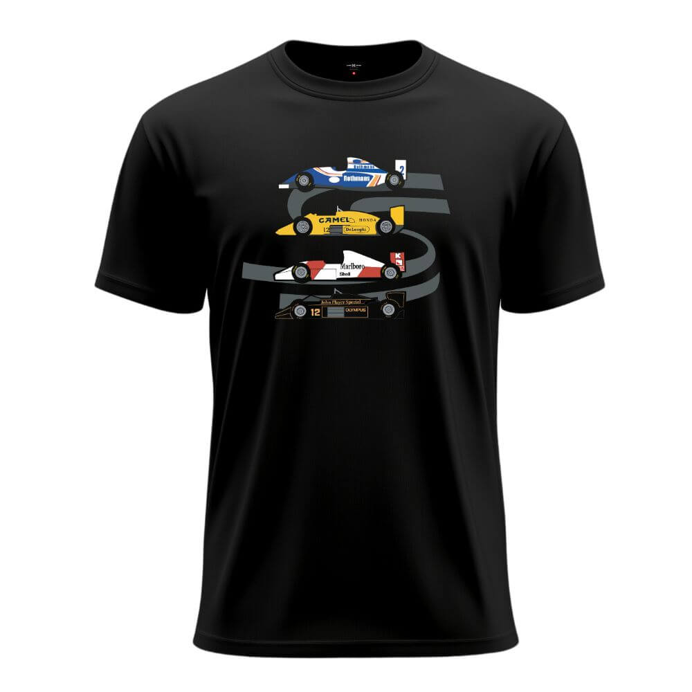 Senna F1 Cars T-Shirt