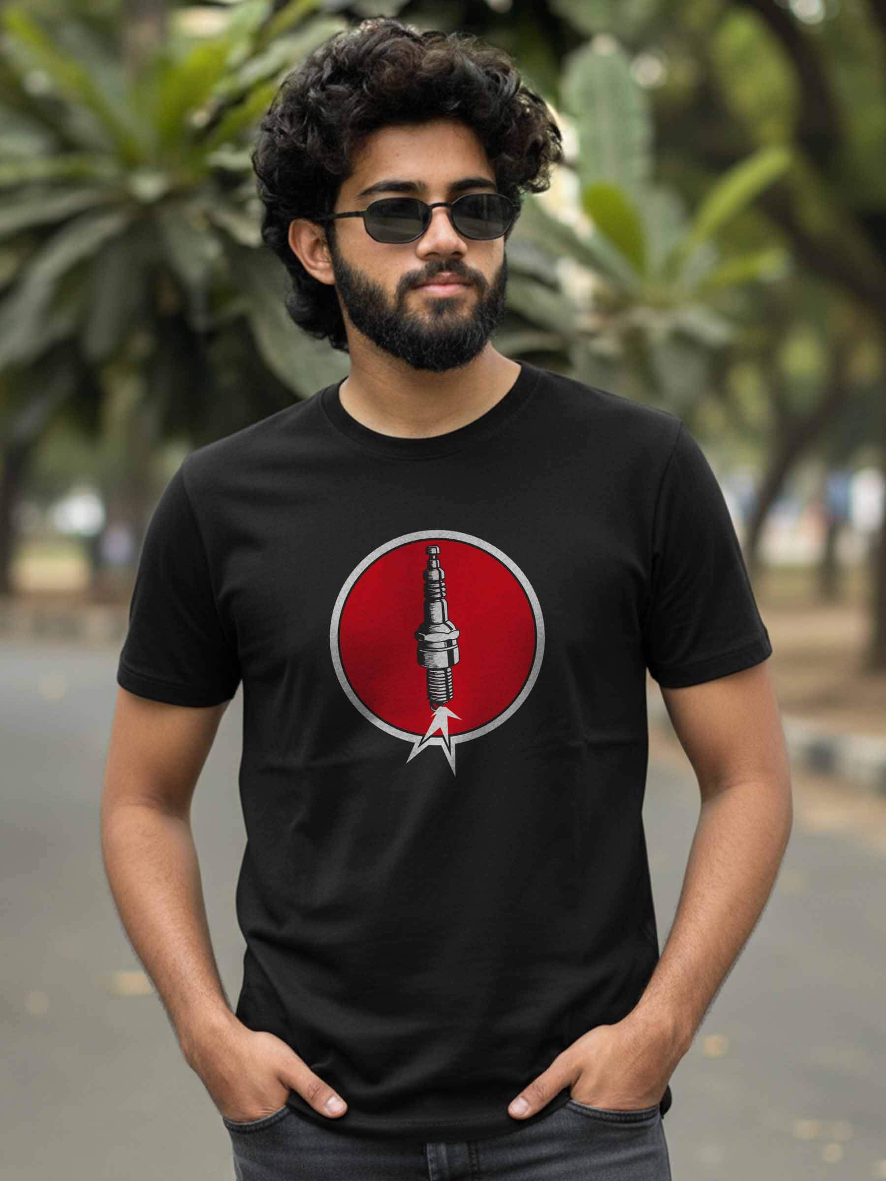 Spark Plug Biker's T-Shirts