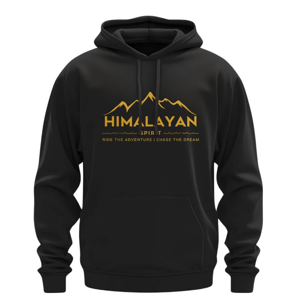 Himalayan Spirit Cotton Fleece Hoodie with Pockets Chris Cross