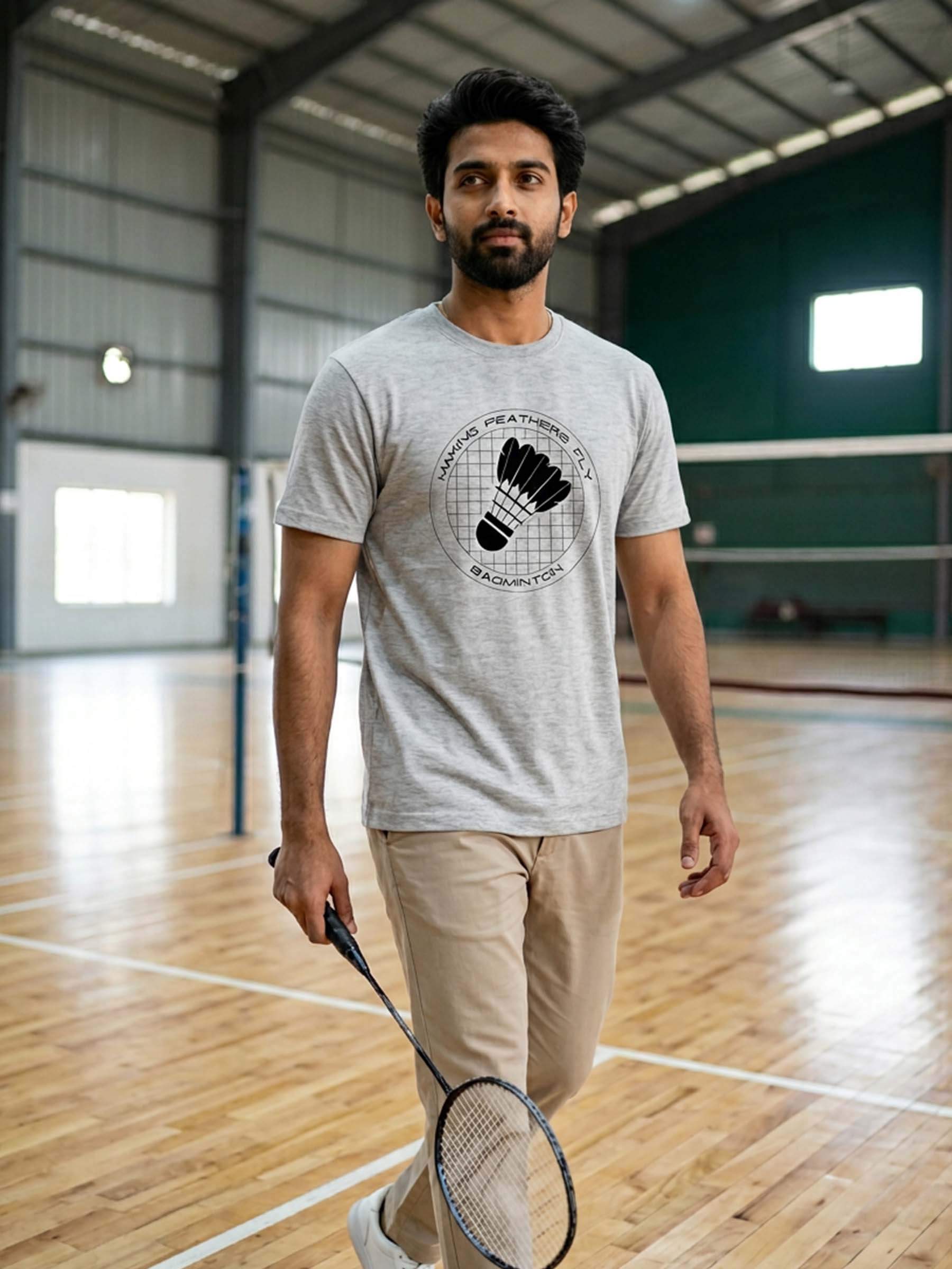Badminton Sport T Shirt