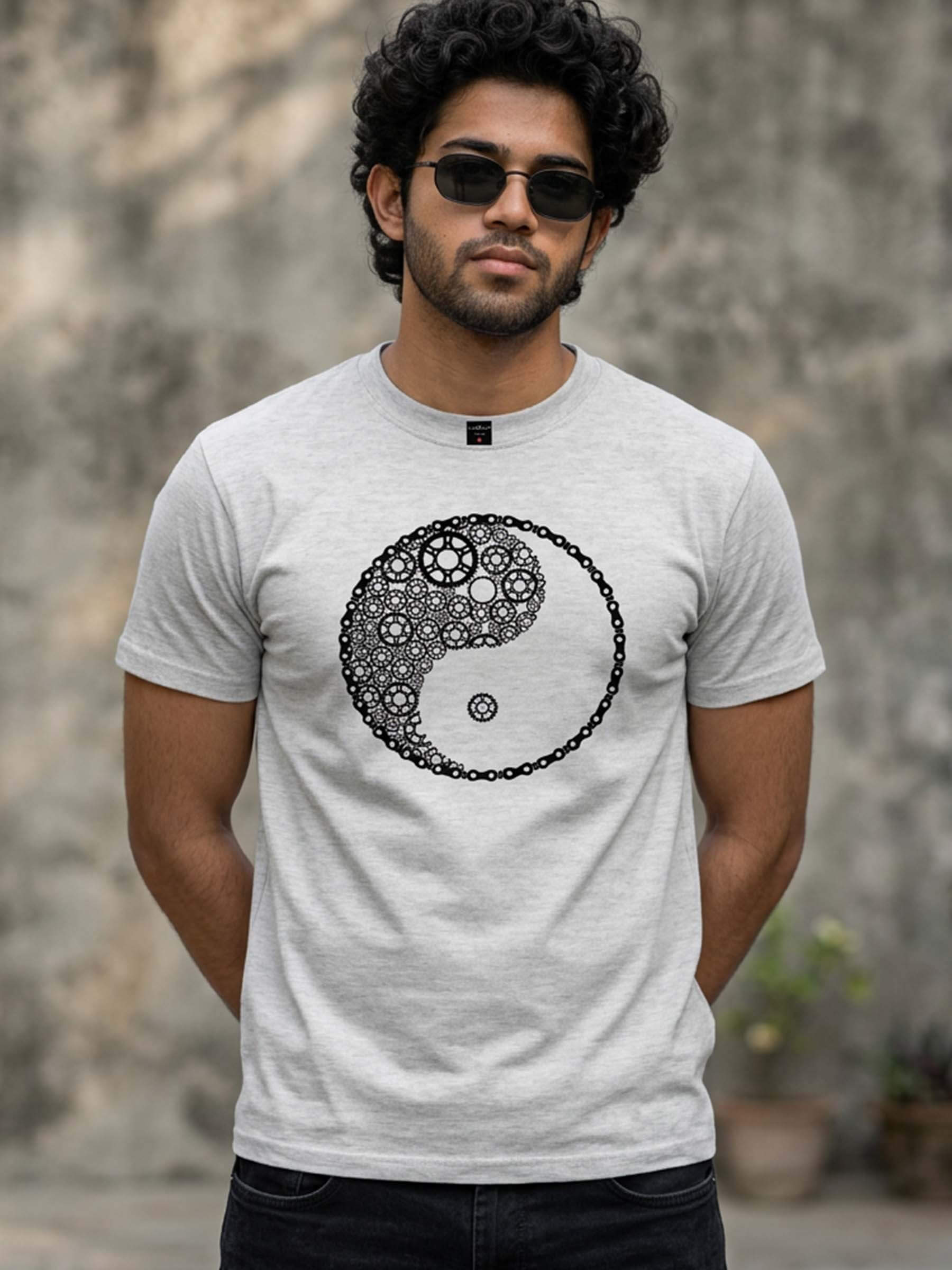 Ying Yang Sprockets T Shirt by Chris Cross