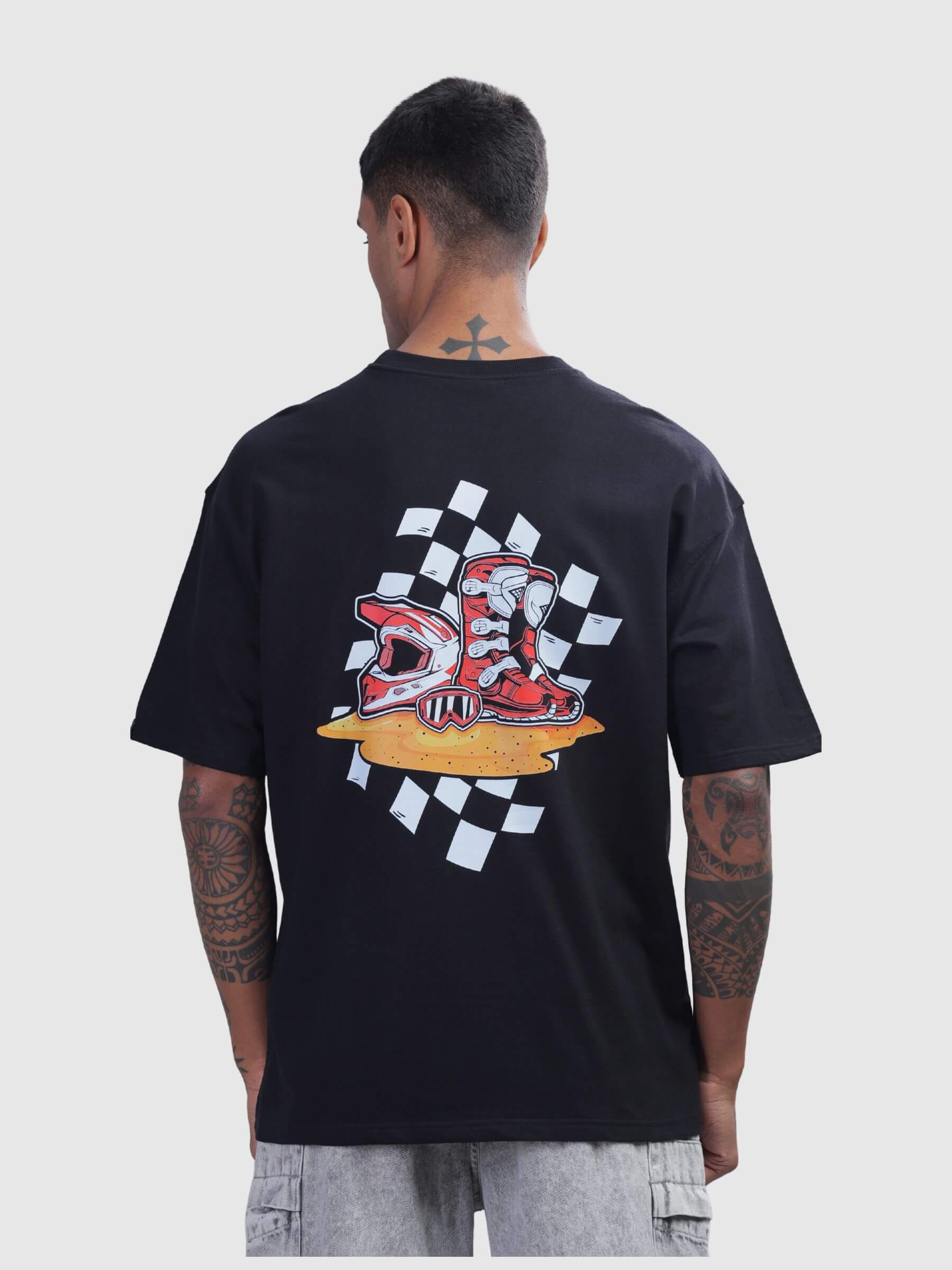 Chris Cross Talk Dirt Oversized T-Shirt – For Enduro & MX Riders