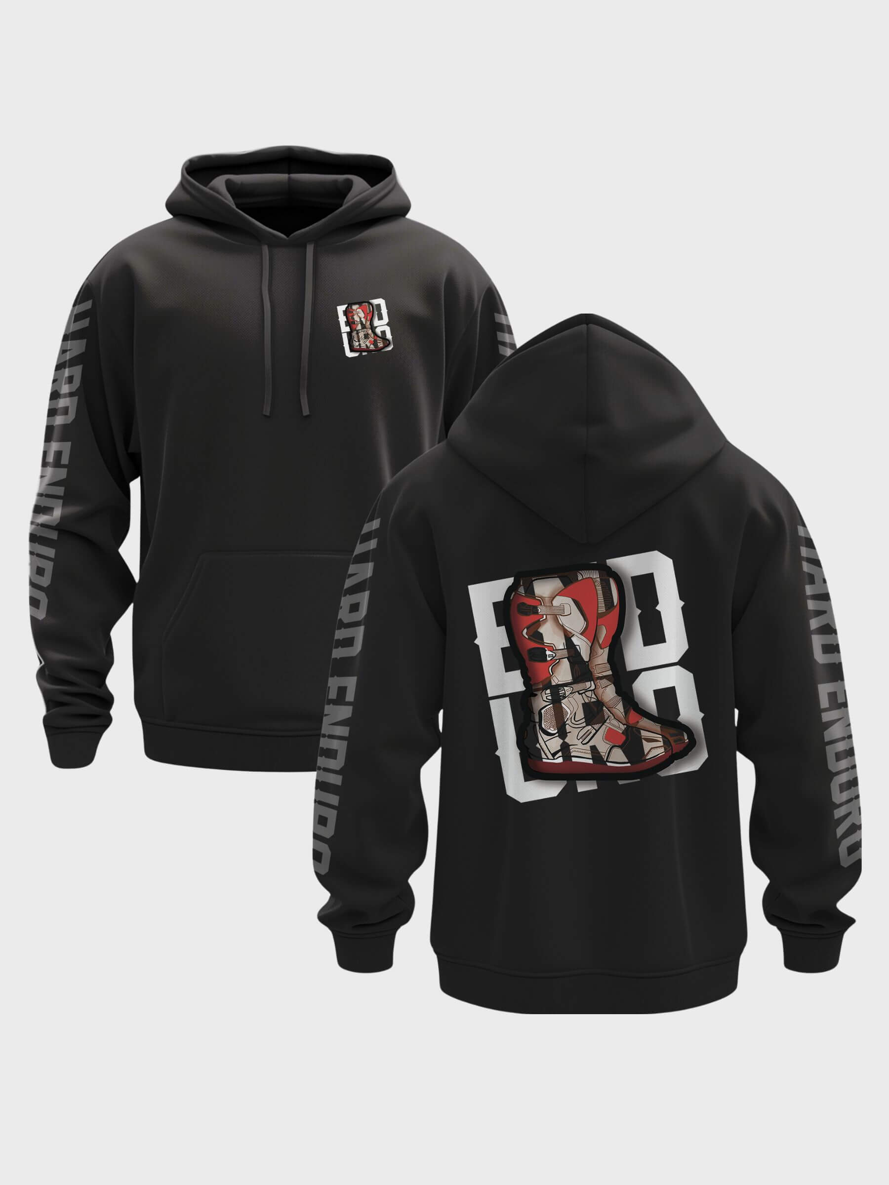 Hard Enduro Boots Hoodies