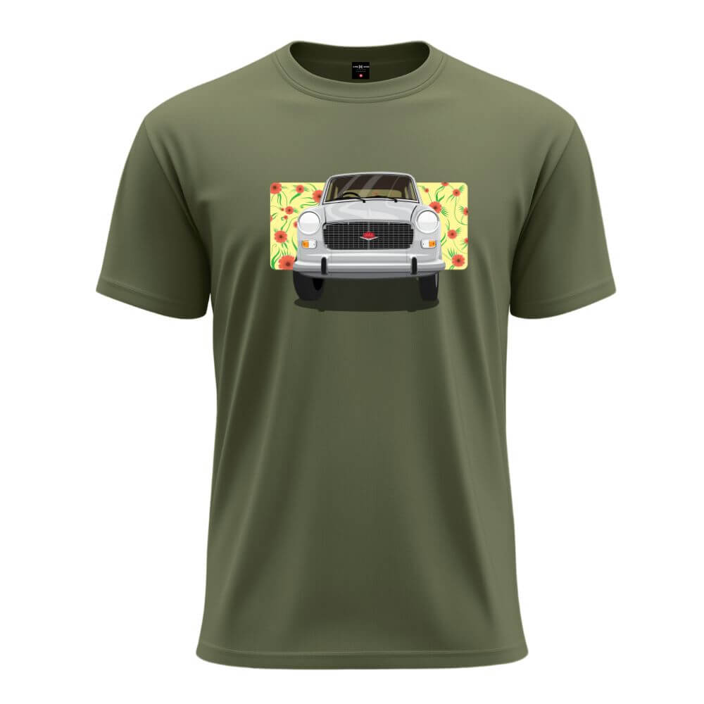 Fiat Premier Padmini Olive Green T-Shirt