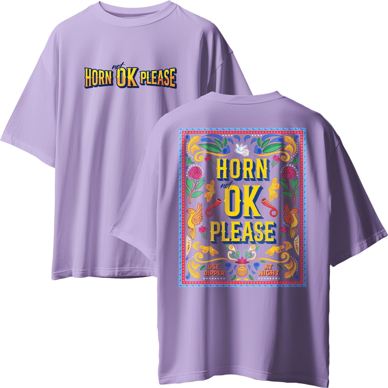 Horn Not Ok Please Oversized T-Shirt