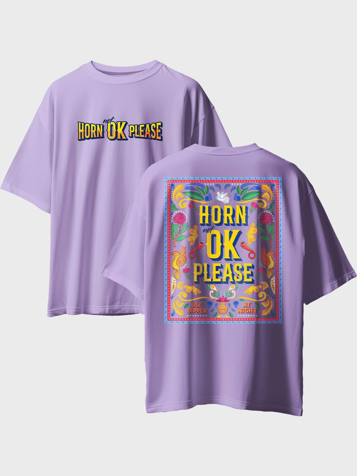 Horn Not Ok Please Oversized T-Shirt