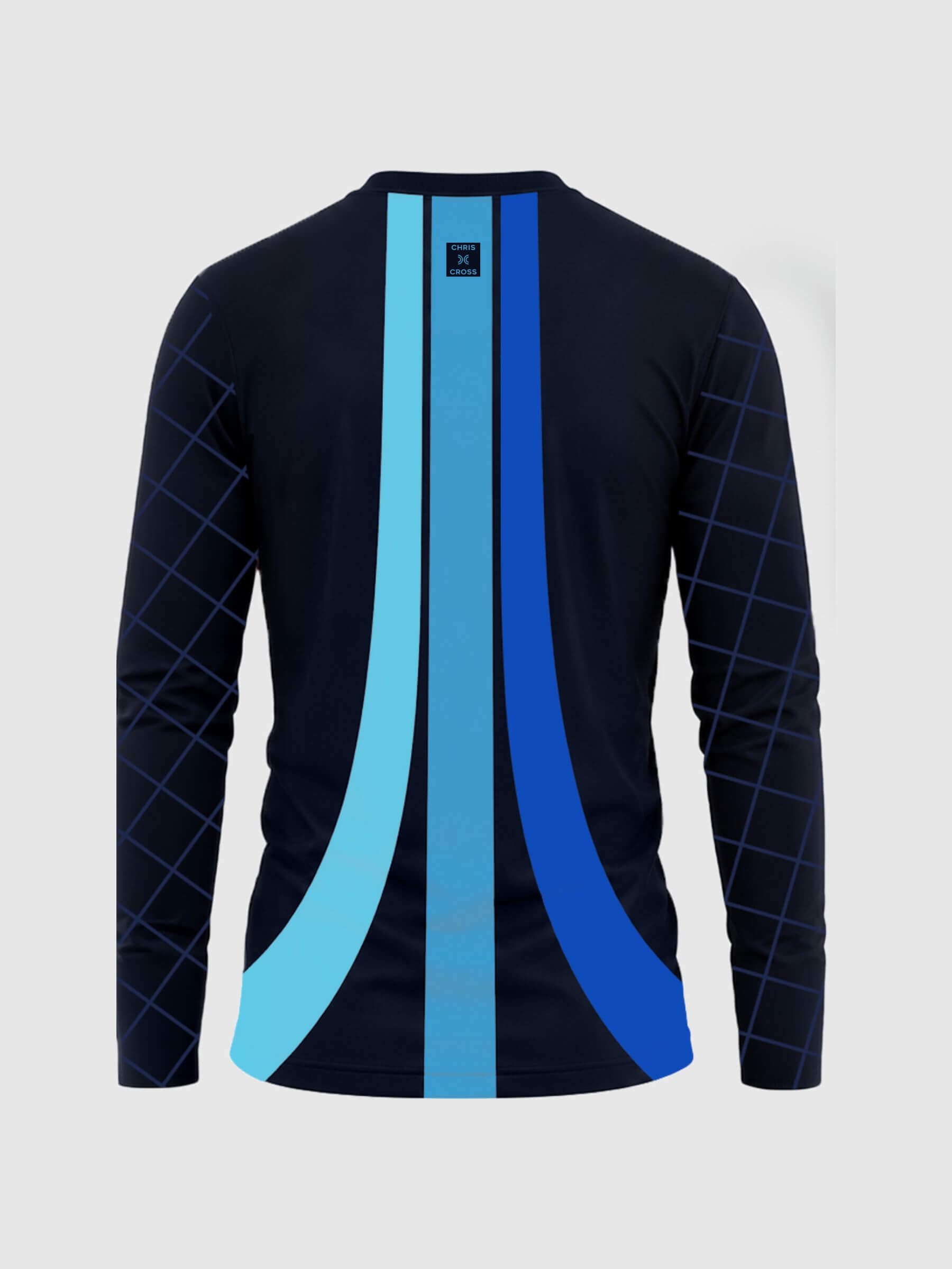 Retro Slipstream Blue Moto Jersey