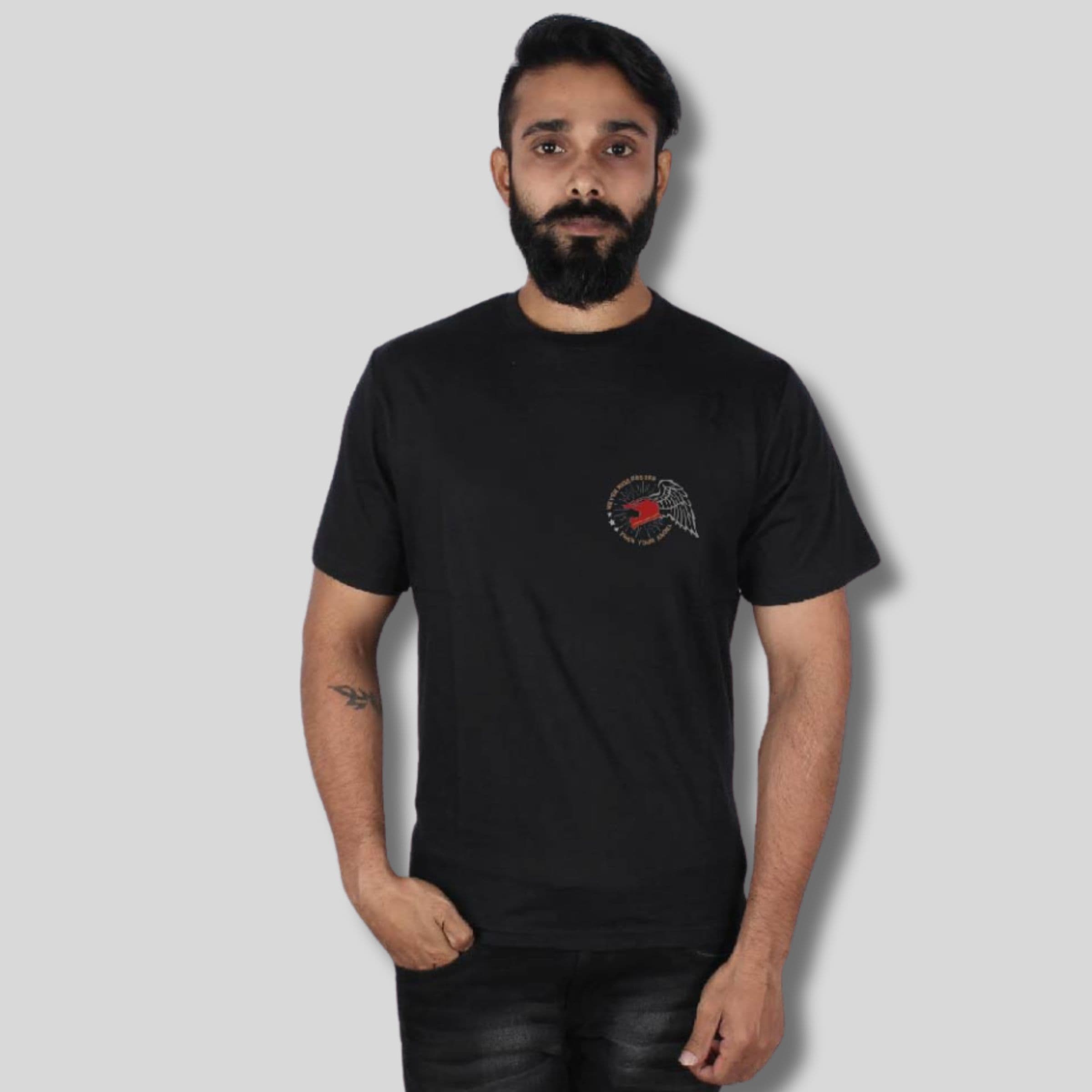 Never Ride Faster Than Your Angel T Shirt
