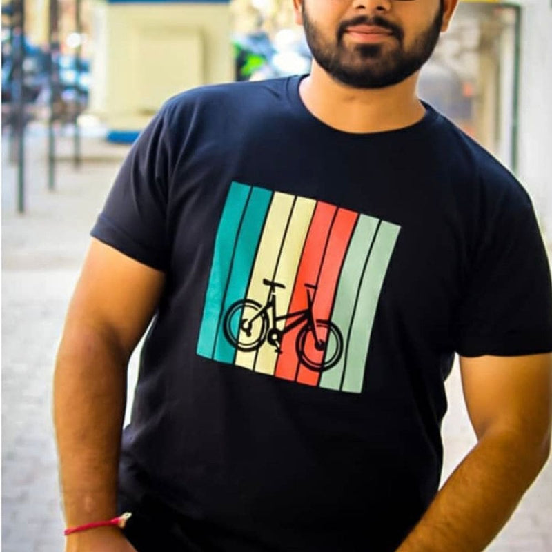 Kunst-Fahrrad-T-Shirt