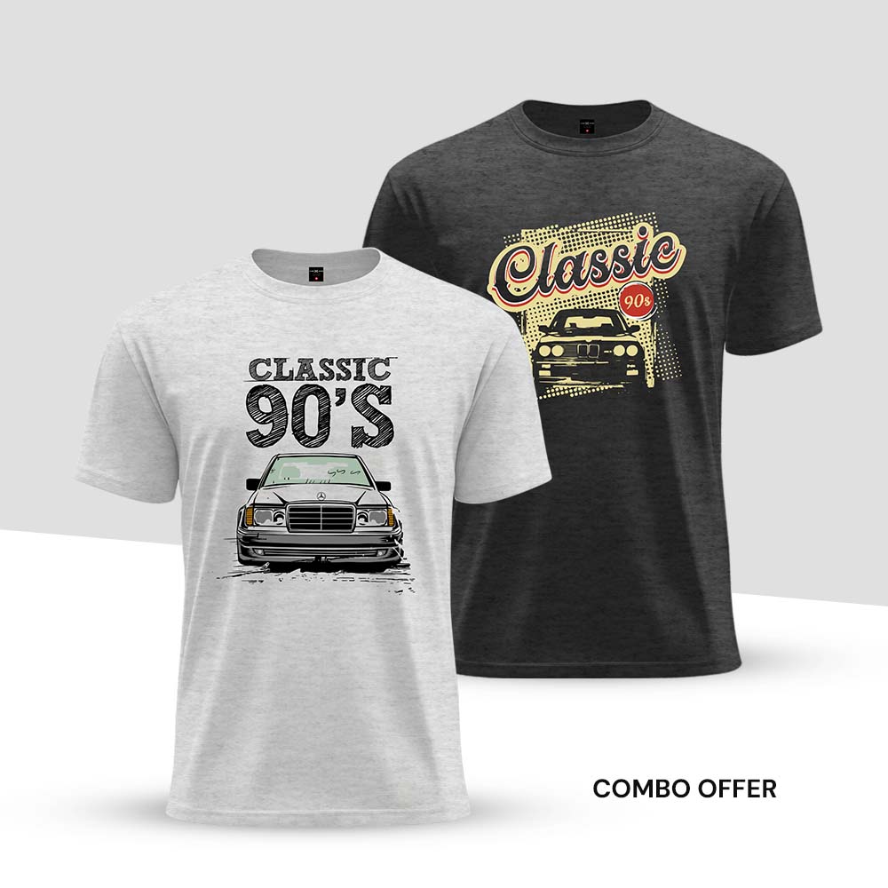 90s Cars T-Shirt Combo