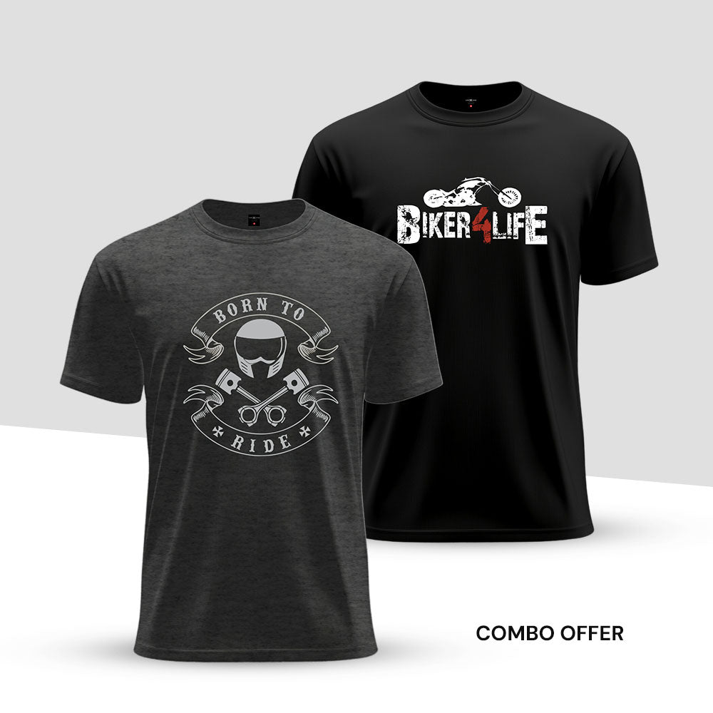 Biker Life T-shirt  Combo