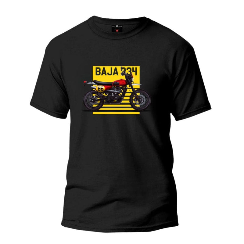 Baja 334 Schwarzes T-Shirt