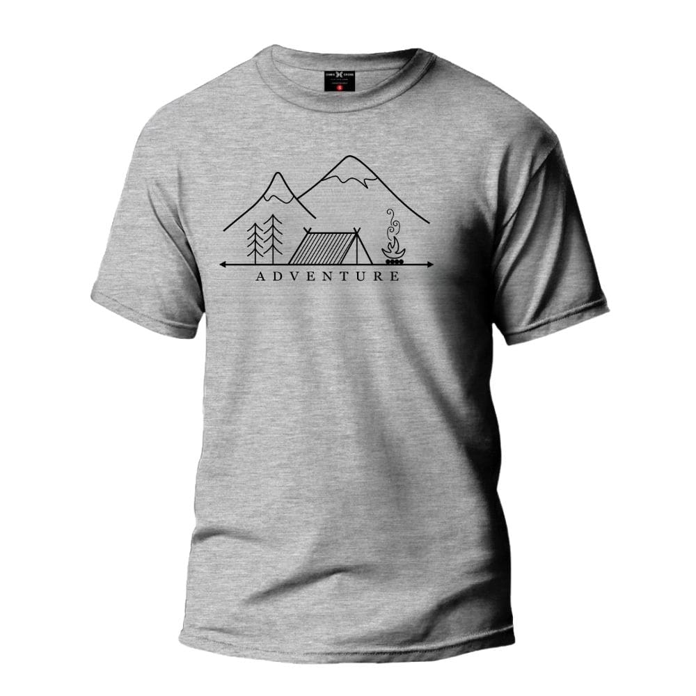 Camping-Abenteuer-T-Shirt