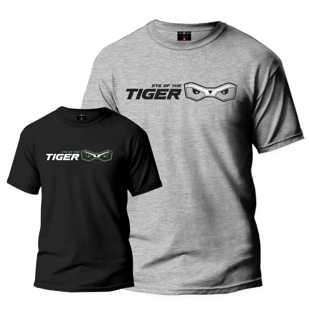 Auge des Tiger-T-Shirts