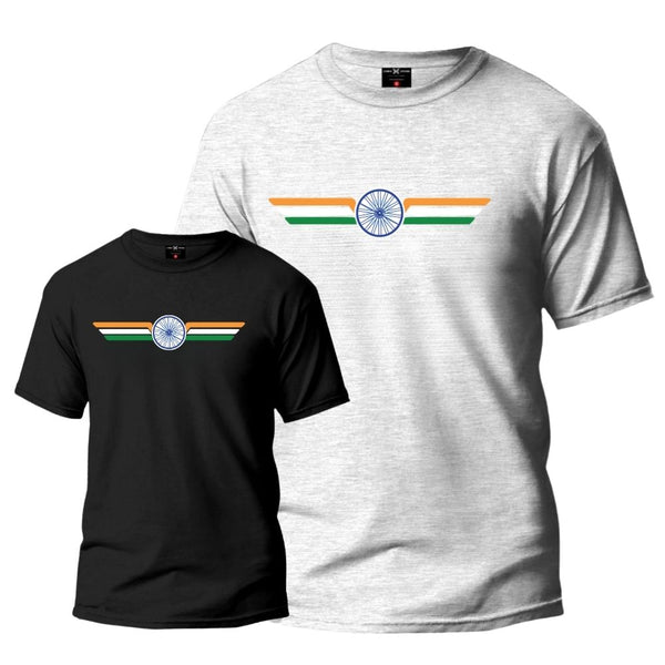 Indisches Flaggen-T-Shirt