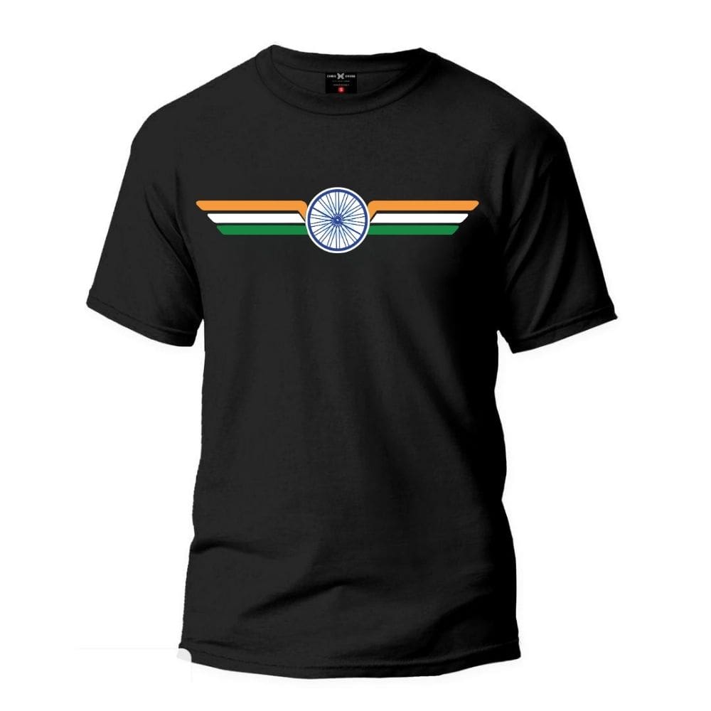 Indisches Flaggen-T-Shirt