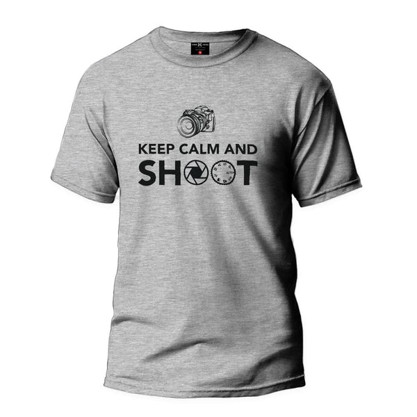 Keep Calm And Shoot Photographer's T Shirt