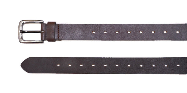 Classic Leather Belt (Brown) | Waist: 36"