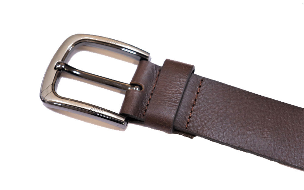 Classic Leather Belt (Brown) | Waist: 36"