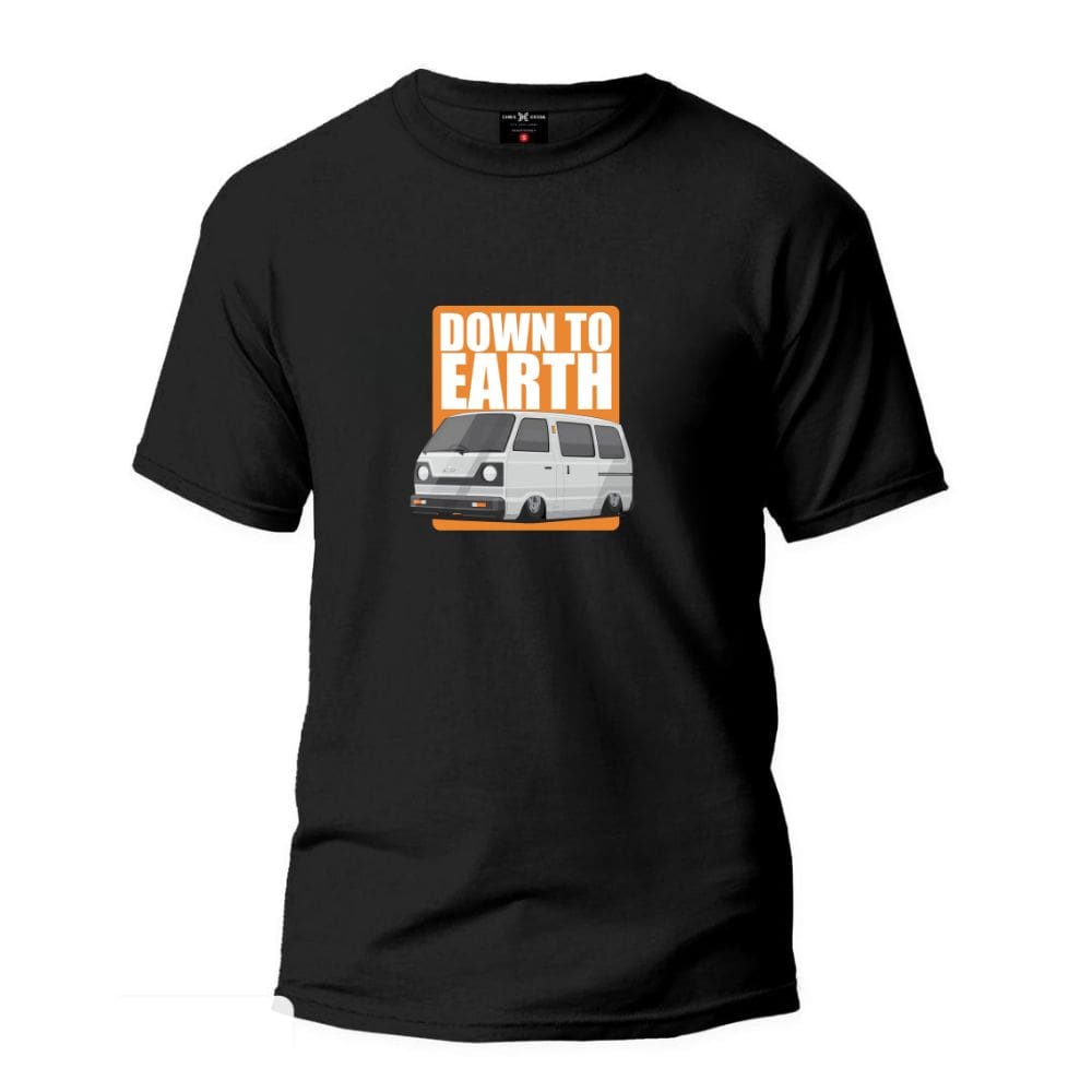 Maruti Omni Van Schwarzes T-Shirt