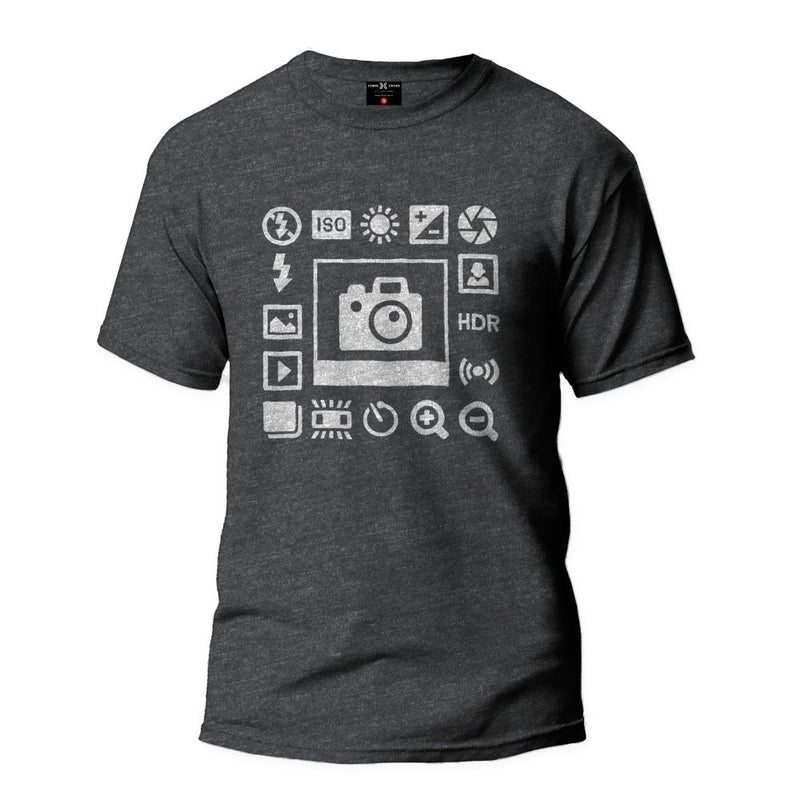 Das T-Shirt des Fotografen
