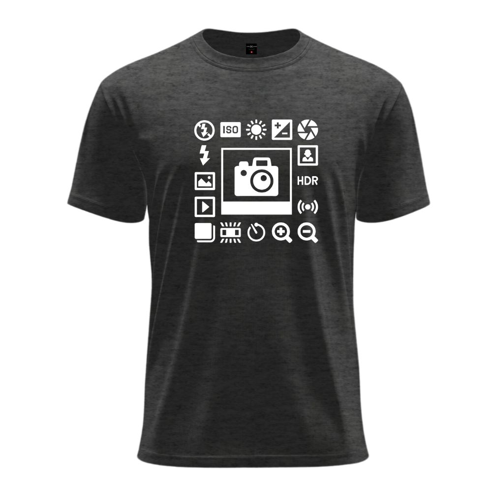 Das T-Shirt des Fotografen