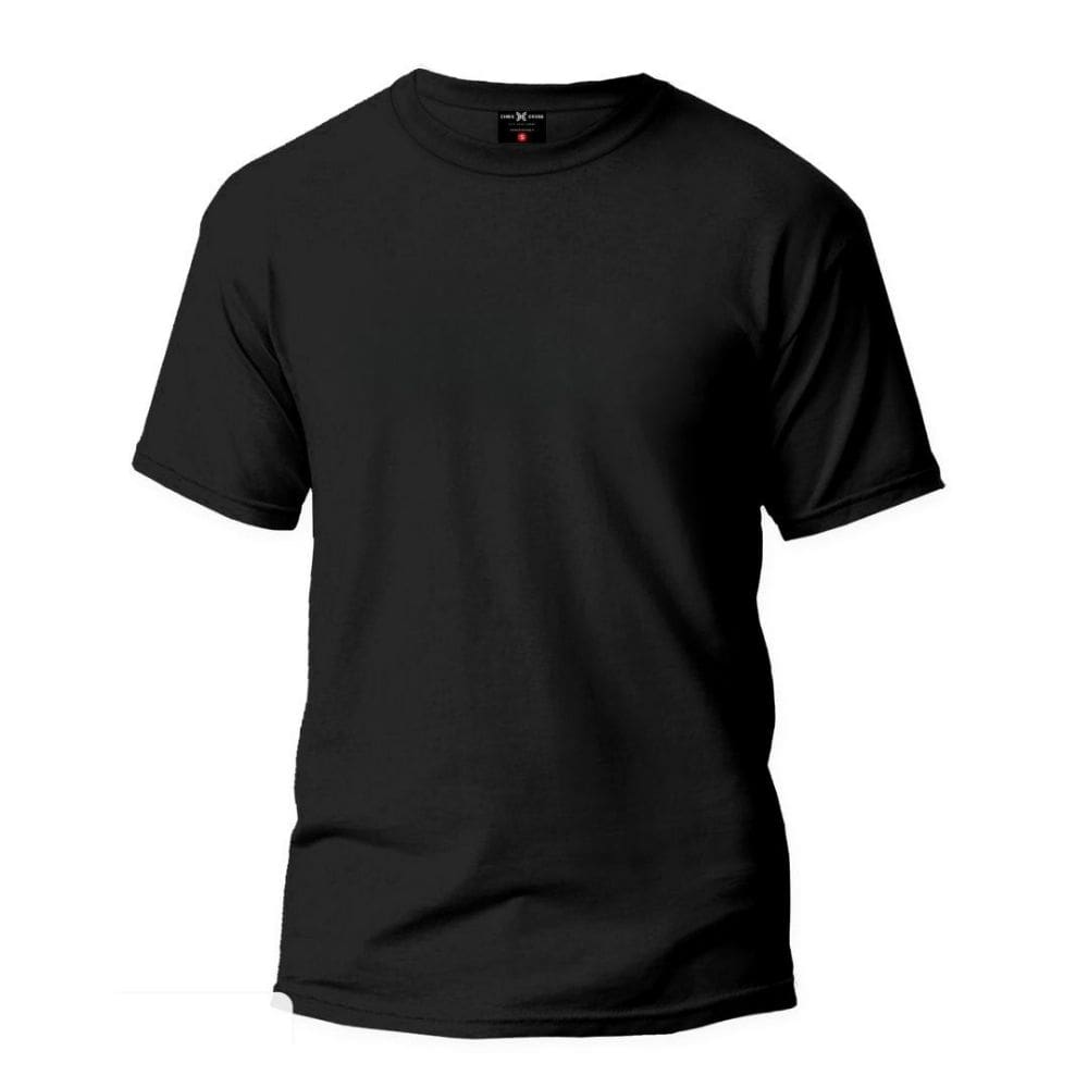 Einfaches schwarzes T-Shirt