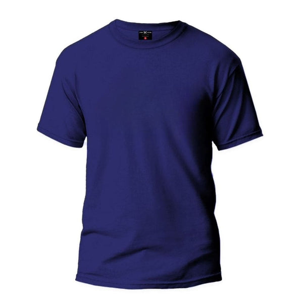Schlichtes marineblaues T-Shirt