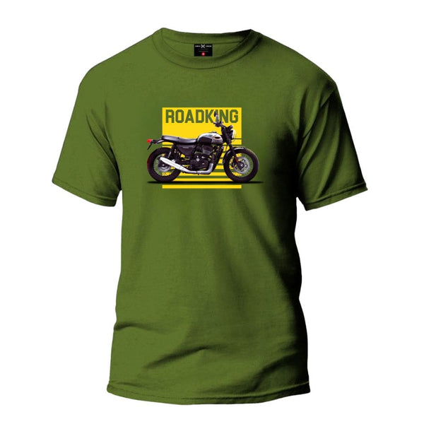 Roadking olivgrünes T-Shirt