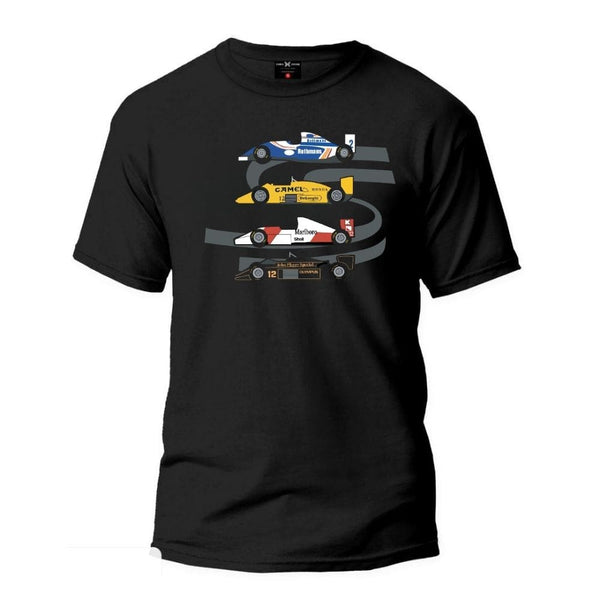 Senna F1 Cars T-Shirt