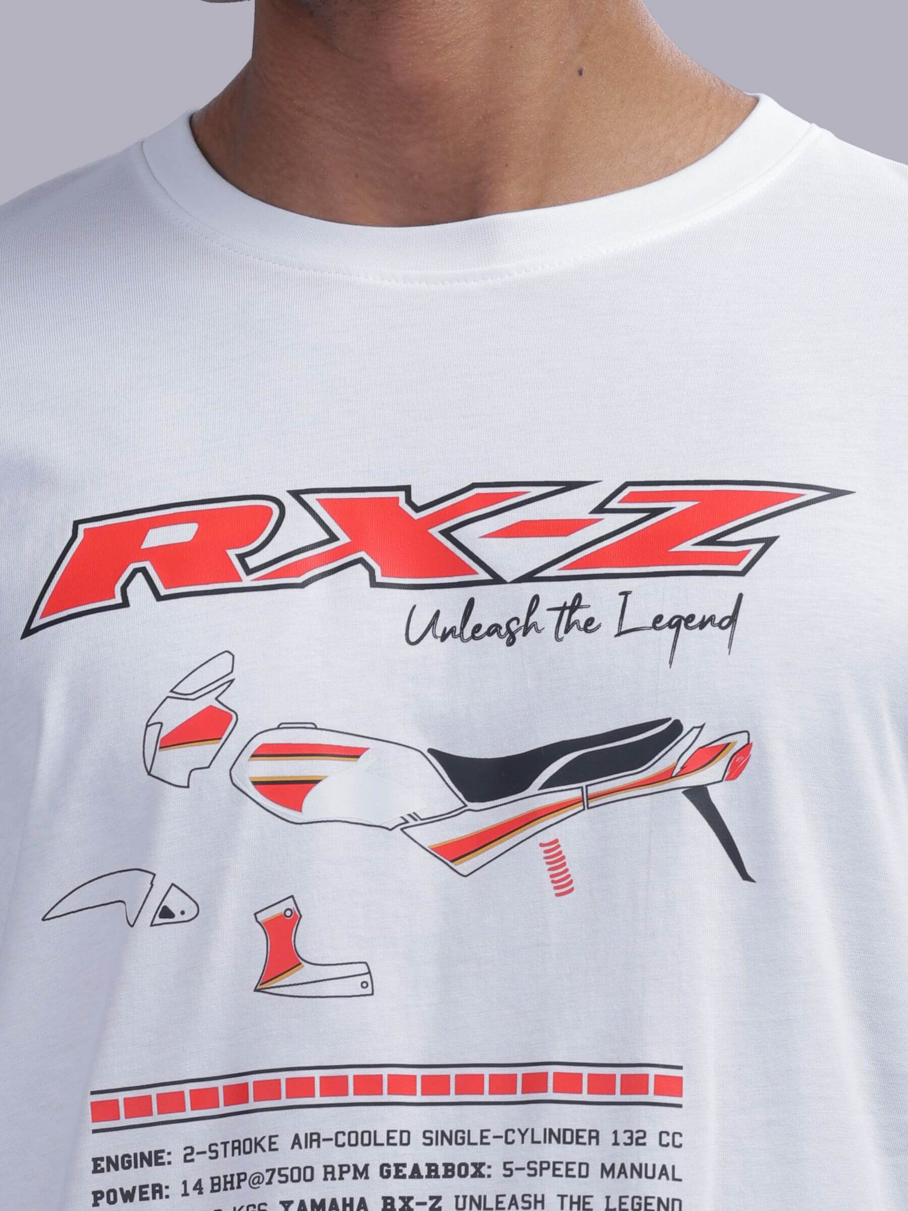 Chris Cross Yamaha RXZ T-Shirt | Unleash The Beast Biker Tee
