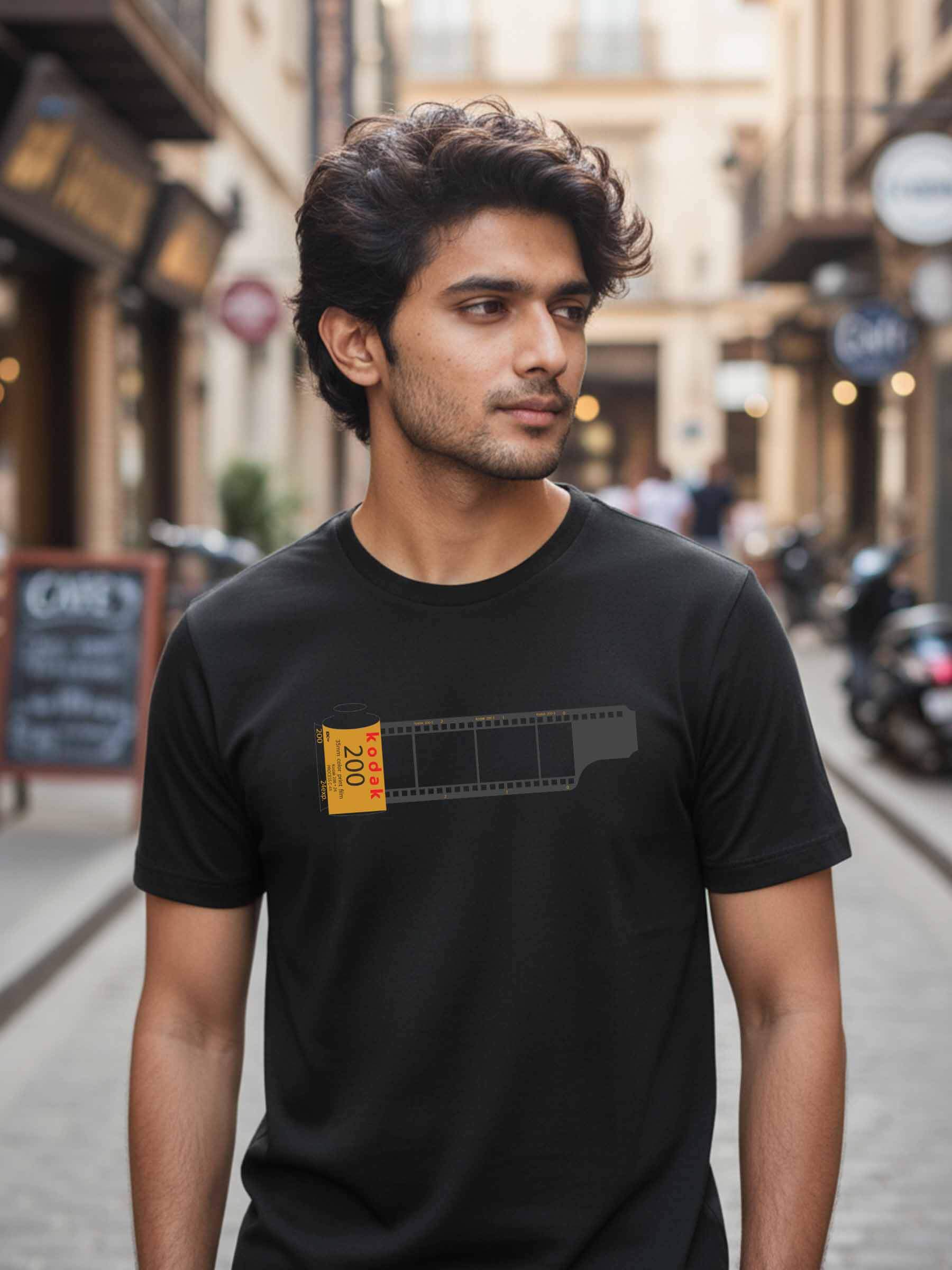 Kodak Film Roll Photographer's T Shirt