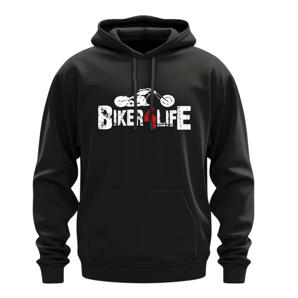 Biker For Life Hoodie