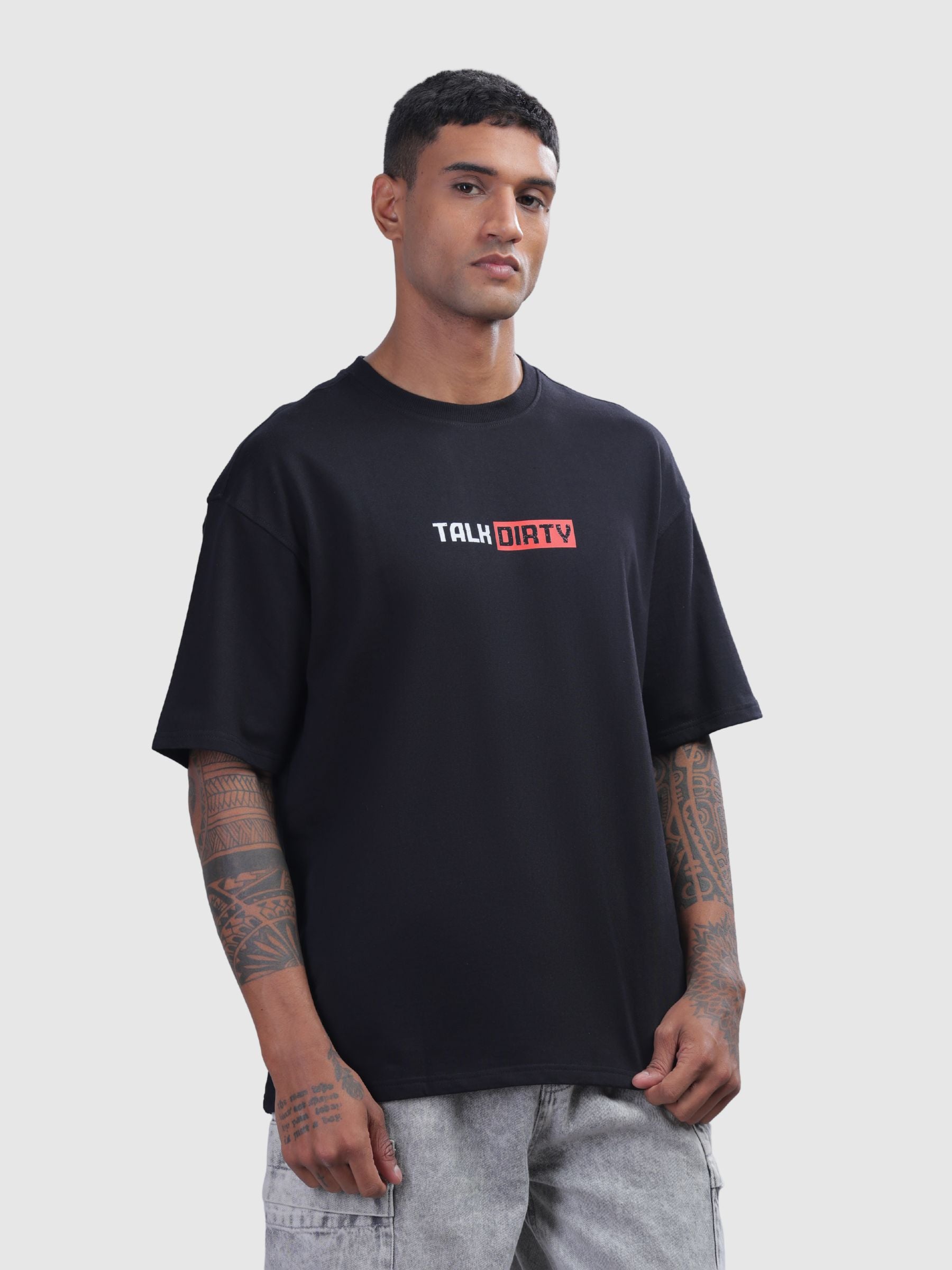 Chris Cross Talk Dirt Oversized T-Shirt – For Enduro & MX Riders