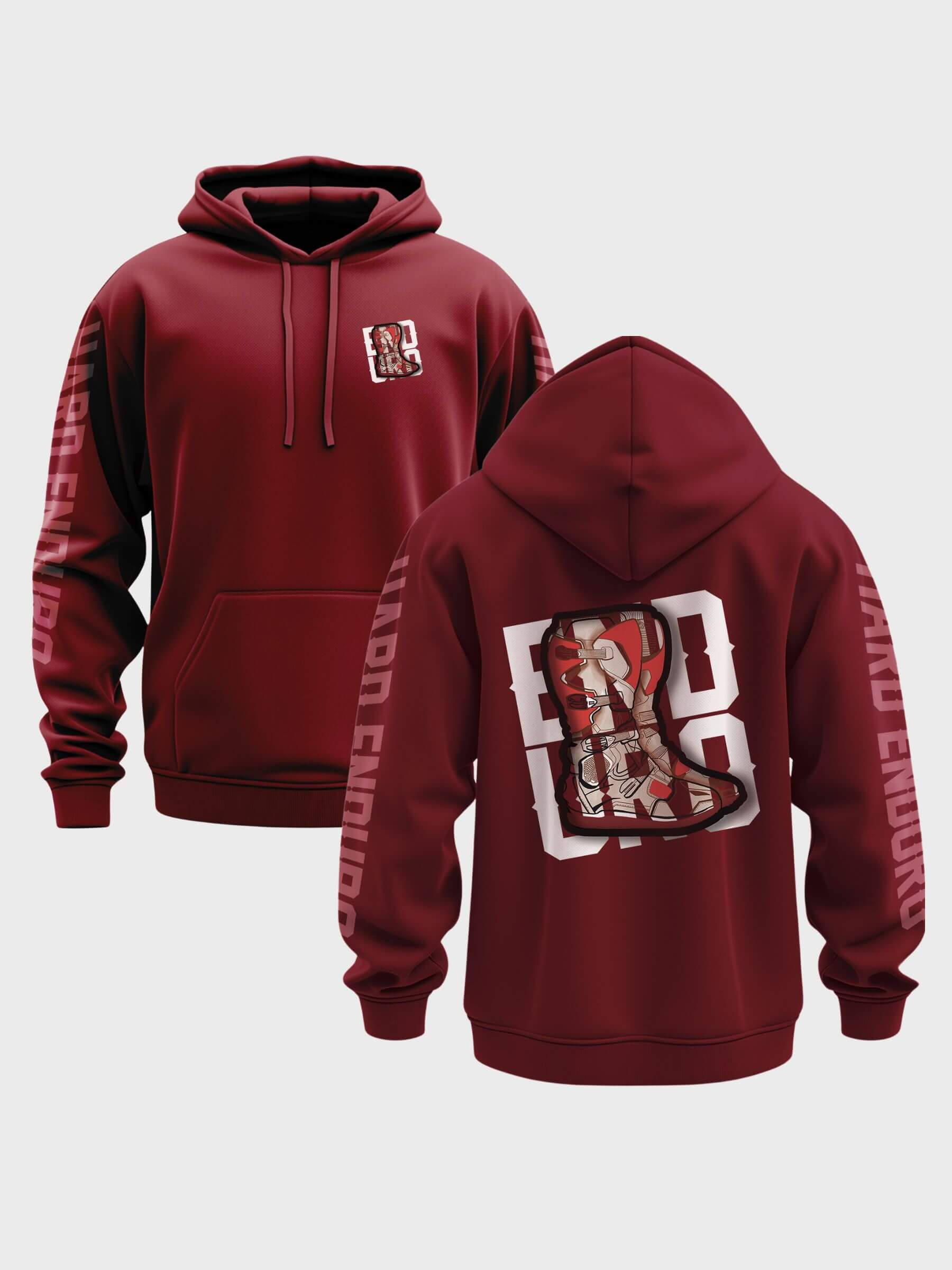 Hard Enduro Boots Hoodies