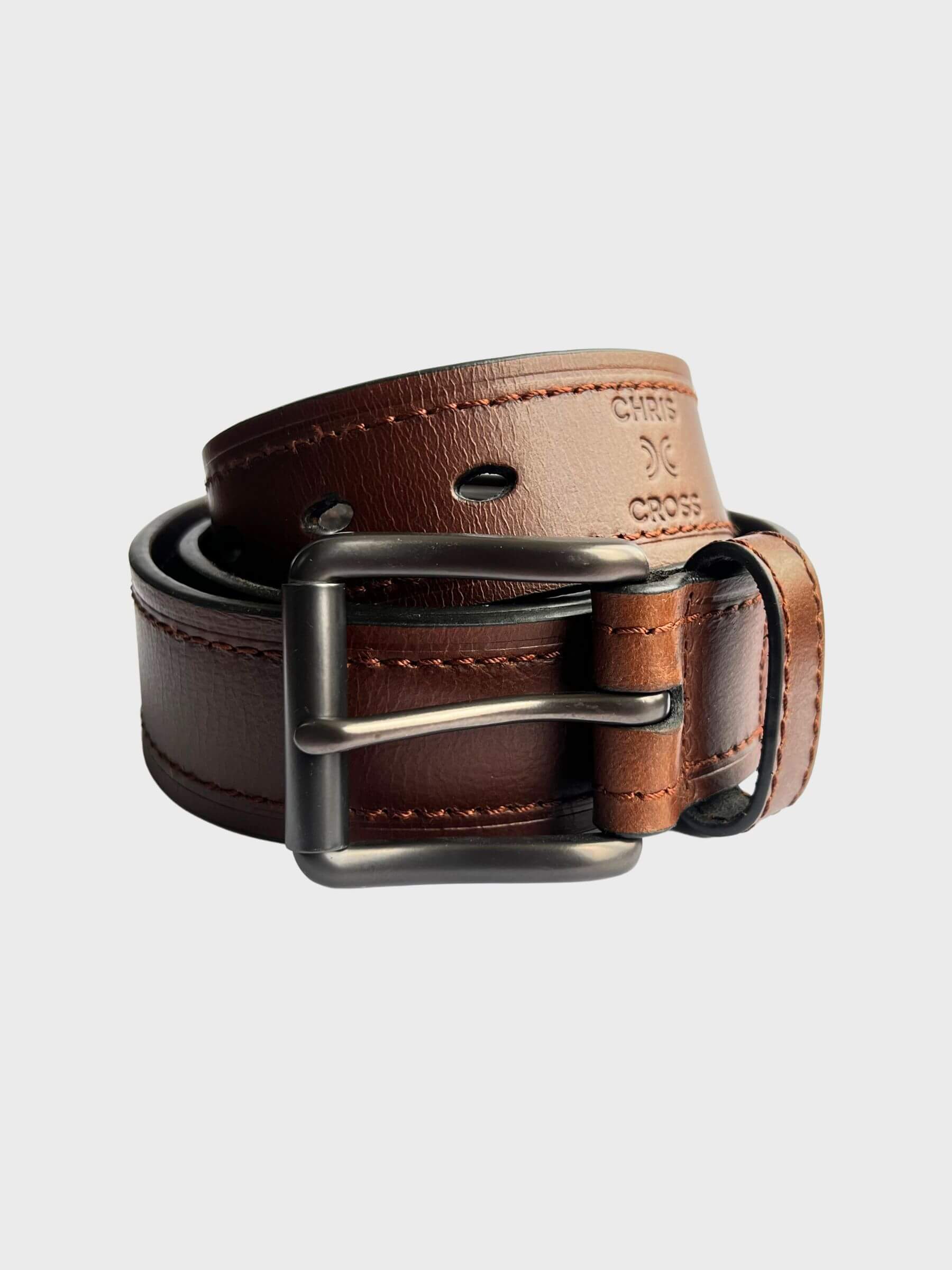 Heritage Leather Belt (Brown)