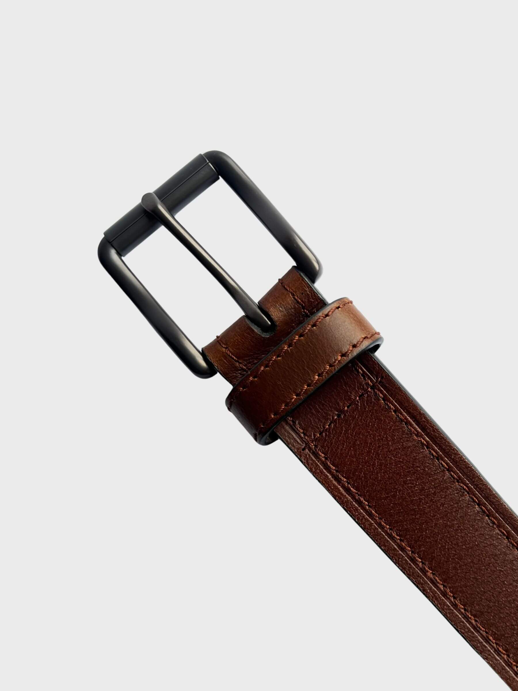 Heritage Leather Belt (Brown)