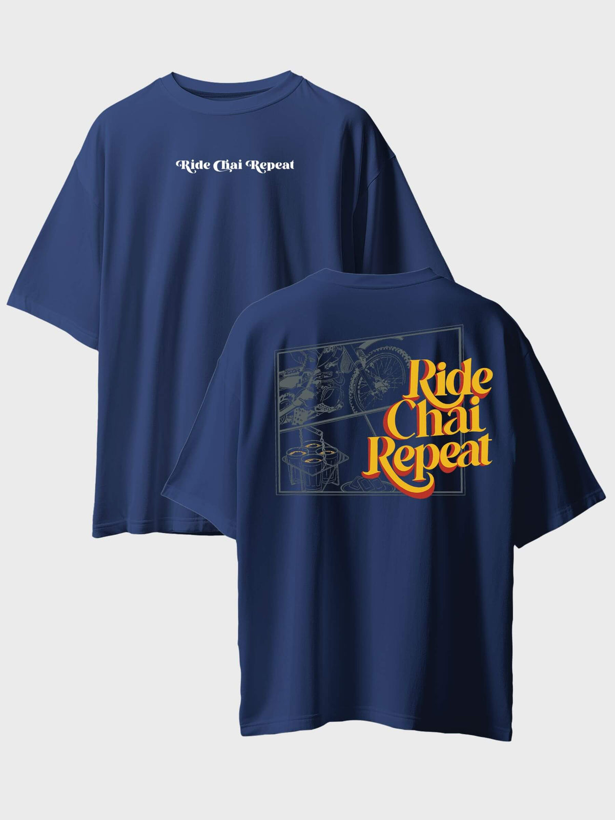 Ride Chai Repeat Oversized T-Shirt