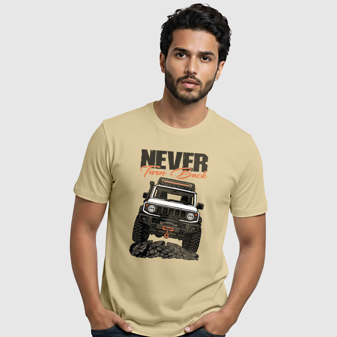 Chris Cross Suzuki Jimny T-Shirt | Never Turn Back Offroad Tee