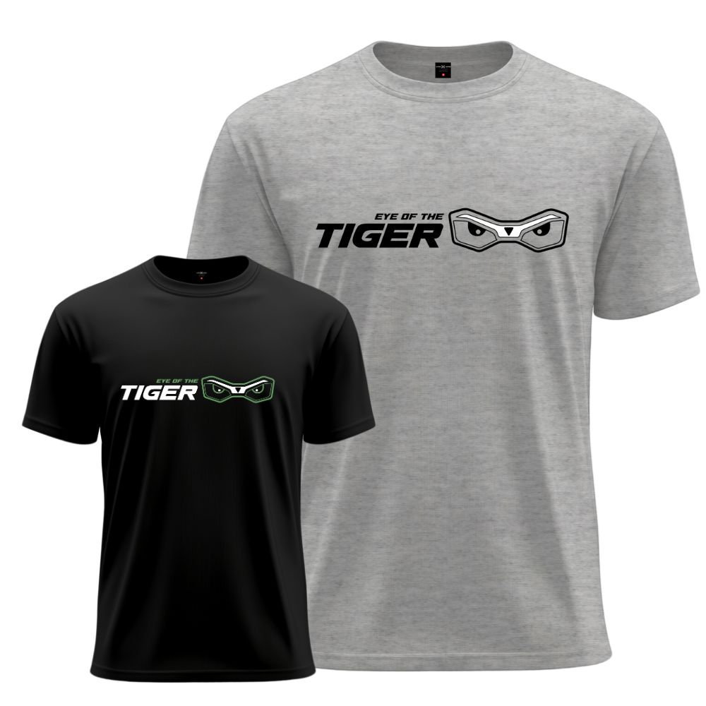 Auge des Tiger-T-Shirts