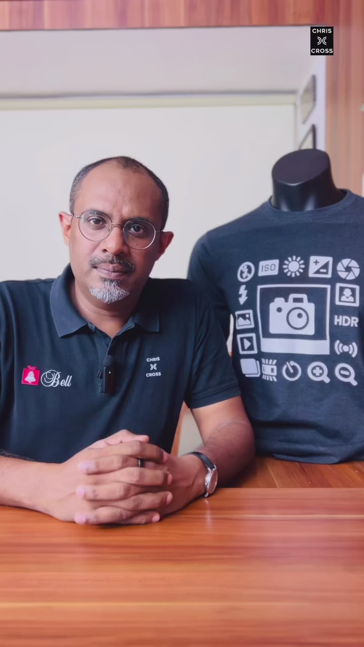 Buy Photographer's T-Shirt Online | Chris Cross